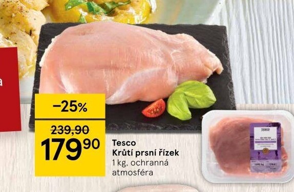 Krůtí prsní řízky Tesco