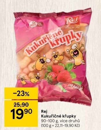Kukuřičné křupky Rej
