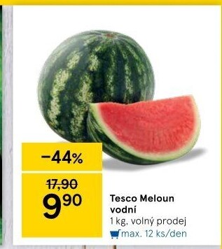 Meloun vodní Tesco