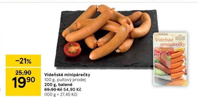 Minipárečky vídeňské