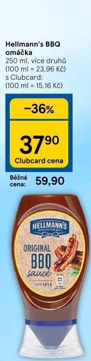 Omáčky BBQ Hellmann'
