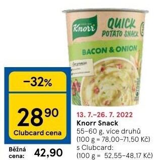 Potato snack pot Knorr
