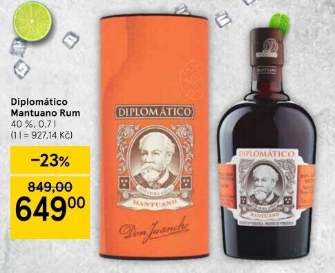 Rum Diplomatico Mantuano