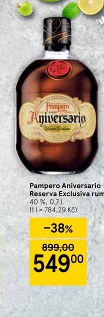 Rum Pampero Aniversario Reserva