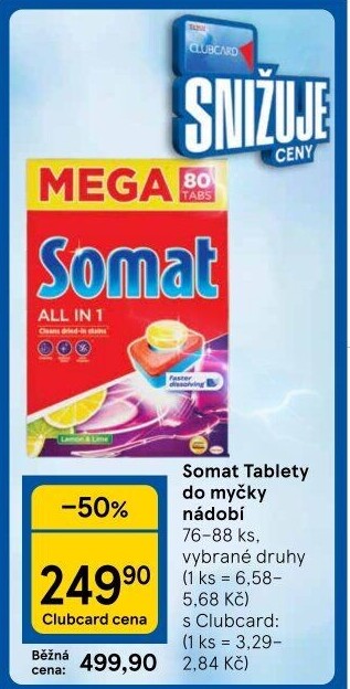 Tablety do myčky Somat