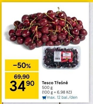 Třešně Tesco