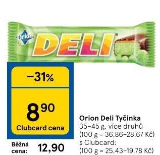 Tyčinka Deli Orion