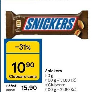Tyčinka Snickers