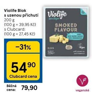 Veganský sýr uzený Violife