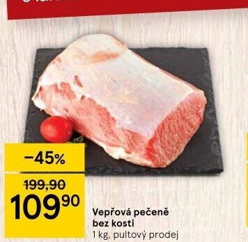 Vepřová pečeně bez kosti