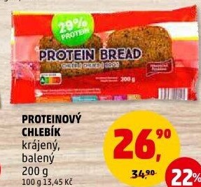 Chléb proteinový Hradecká pekárna
