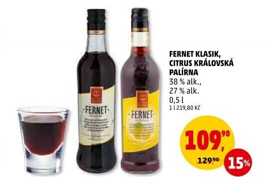 Fernet klasik Královská palírna