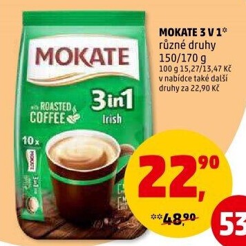 Instantní káva porcovaná 3v1 Mokate