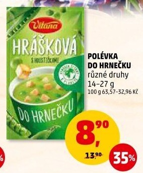 Instantní polévka do hrnečku Vitana