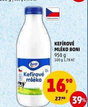 Kefírové mléko Boni