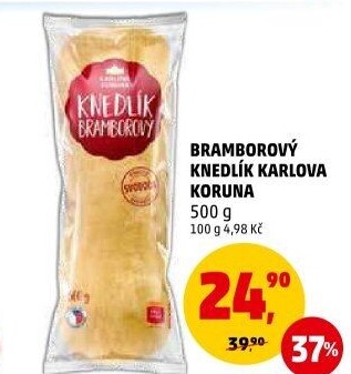 Knedlík bramborový Karlova Koruna