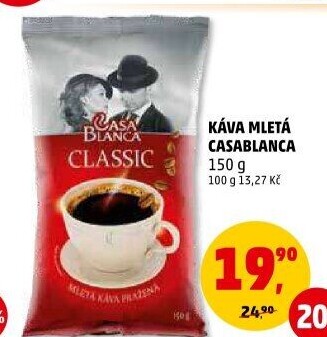 Mletá káva Casablanca