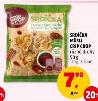 Müsli srdíčka Crip Crop