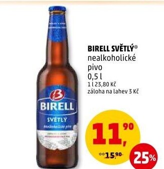 Nealkoholické pivo Birell