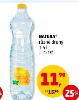 Ochucená voda Natura