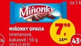 Oplatky Miňonky Opavia