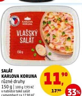 Saláty Karlova Koruna