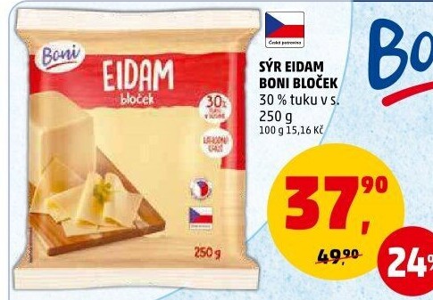 Sýr Eidam 30% Boni