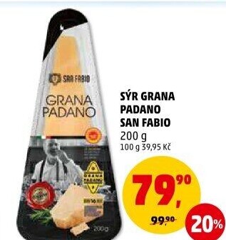 Sýr Grana Padano San Fabio