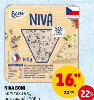 Sýr Niva 50% Boni