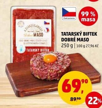 Tatarský biftek Dobré maso