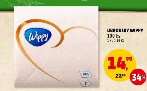 Ubrousky papírové Wippy