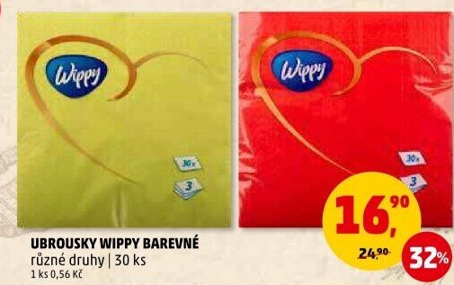Ubrousky papírové Wippy
