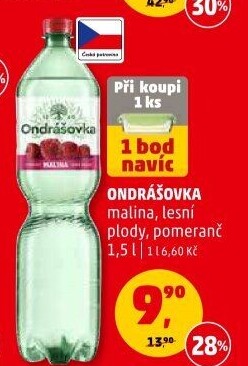 Voda ochucená Ondrášovka