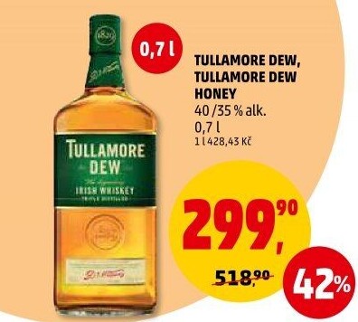 Whisky irská Tullamore Dew
