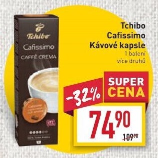 Kapsle Cafissimo Tchibo