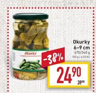 Okurky sterilované