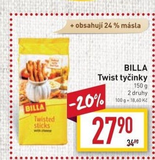 Tyčinky Twist Billa