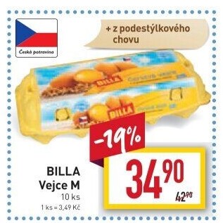 Vejce z podestýlky M Billa