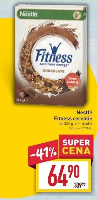 Cereálie Fitness Nestlé