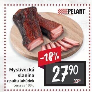 Myslivecká slanina Pelant Doupovské uzeniny
