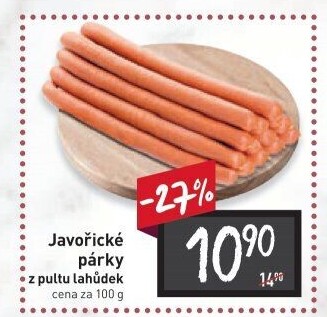 Párky javořické