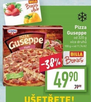Pizza mražená Guseppe Dr. Oetker