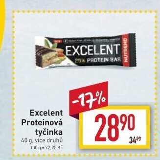 Proteinová tyčinka Excelent Nutrend