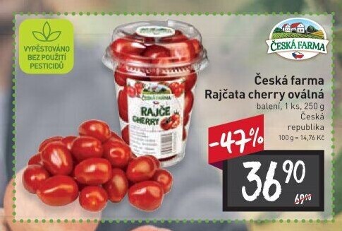Rajčata cherry Česká farma