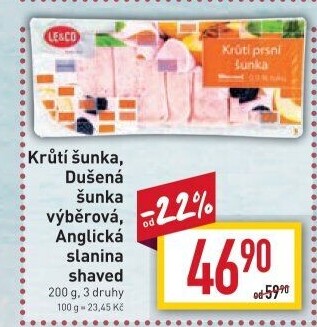Šunka krůtí LE&amp