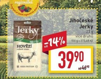Sušené maso Jihočeské Jerky