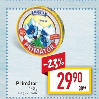 Sýr tavený Primátor Madeta