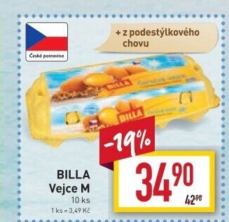 Vejce z podestýlky M Billa