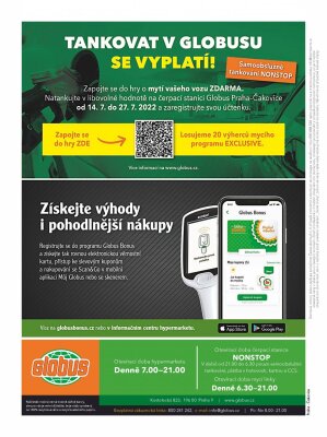 akční leták Globus 21.7.2022-27.7.2022