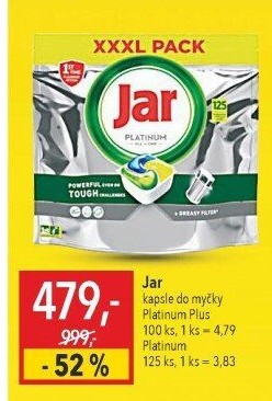Kapsle do myčky Platinum Jar